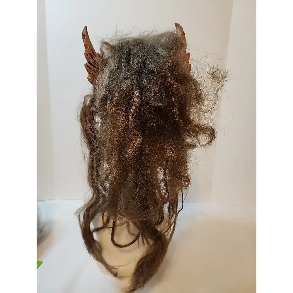 Vintage 2003 Paper Magic Group Bug Eye Werewolf Wolf Man Halloween Mask Don Post